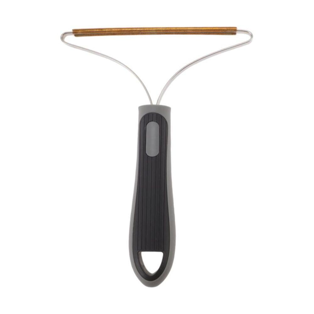 Portable Triangle Pet Hair Remover Gray